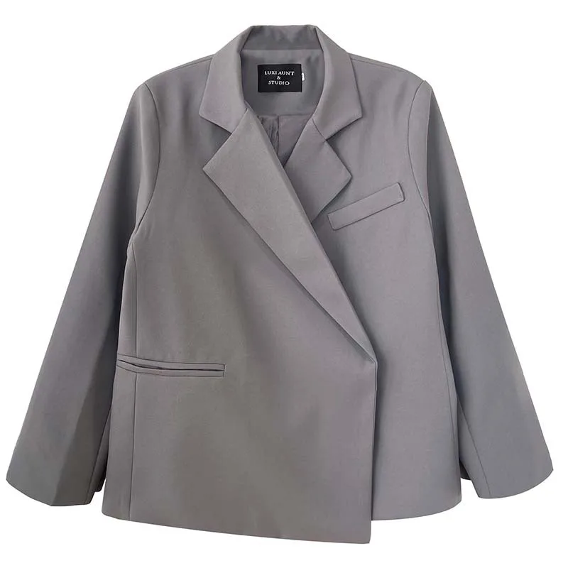 2021 Spring Autumn New Fashion Solid Color Lapel Blazer Women's Elegant Black Blazer Jacket Long Sleeve Cardigan 
2021 Spring Autumn New Fashion Solid Color Lapel Blazer Women's Elegant Black Blazer Jacket Long Sleeve Cardigan