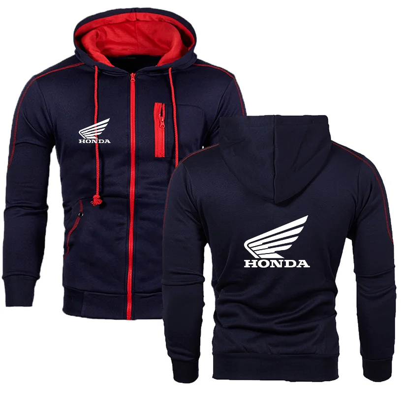 2021 New HONDA Car Wing Logo Men Hoodies Cardigan Jacket Print Punk Clothing Fashion Casual Zipper Sweatshirt Sports Man Clothes
2021 New HONDA Car Wing Logo Men Hoodies Cardigan Jacket Print Punk Clothing Fashion Casual Zipper Sweatshirt Sports Man Clothes