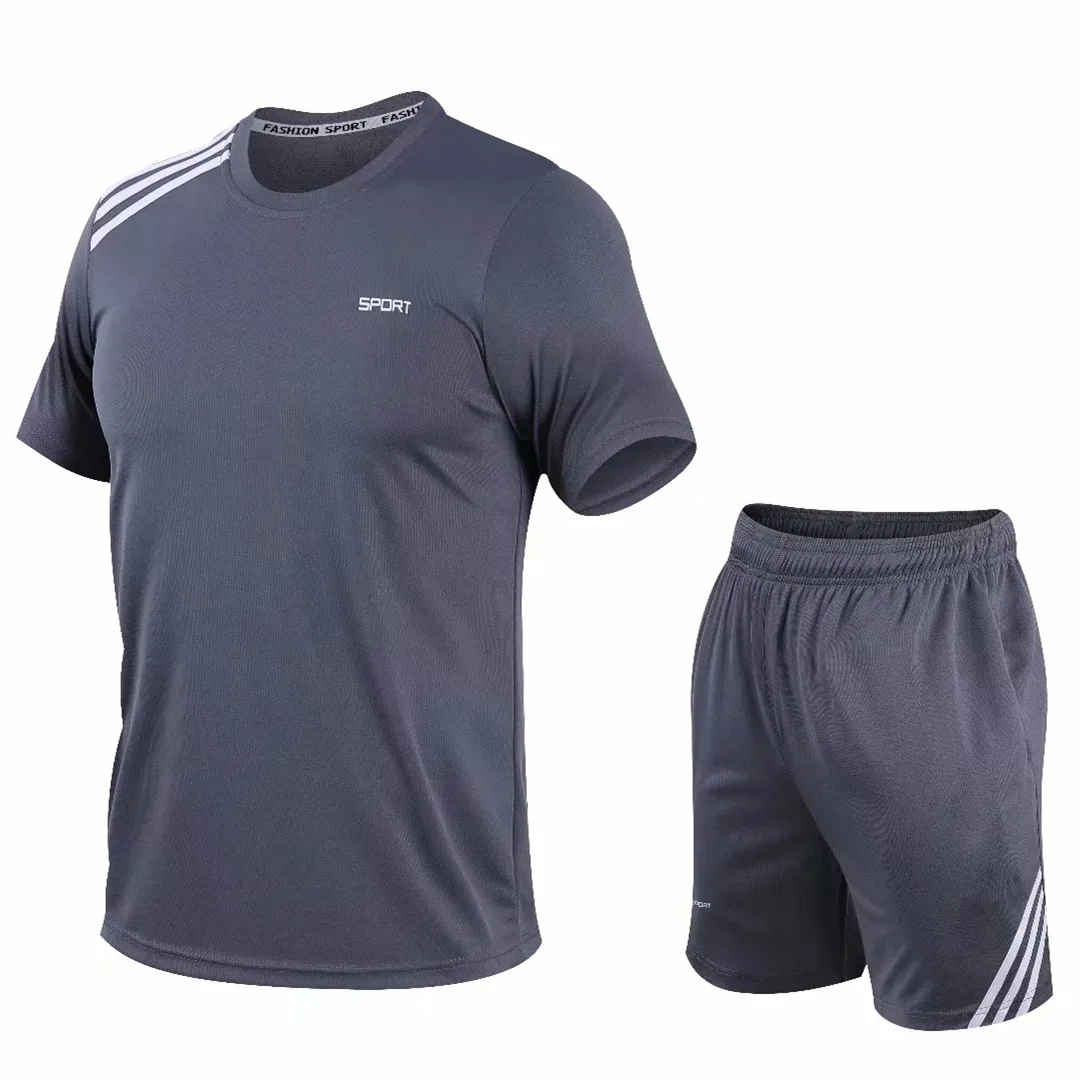 2021 Men Casual Set Fashion 2 Pieces Suit Patchwork Short Sleeve T-shirt Shorts Sets Male Sportswear Tracksuit Summer Sportsuit
2021 Men Casual Set Fashion 2 Pieces Suit Patchwork Short Sleeve T-shirt Shorts Sets Male Sportswear Tracksuit Summer Sportsuit