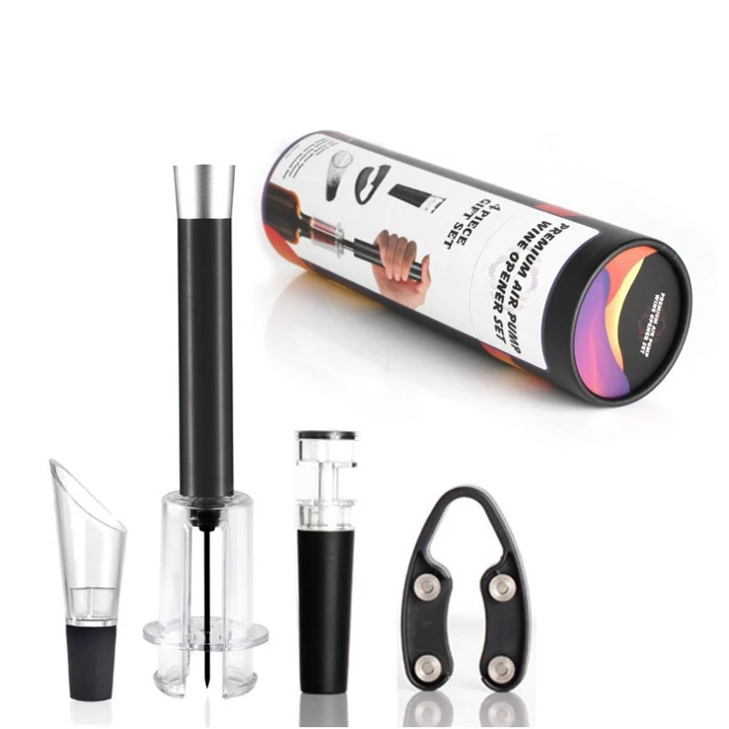 Aluminum Alloy Tube Needle Type Vacuum Pressure Wine Bottle Opener with Foil Cutter, Wine Stopper, Wine Pourer Dropshipping
Aluminum Alloy Tube Needle Type Vacuum Pressure Wine Bottle Opener with Foil Cutter, Wine Stopper, Wine Pourer Dropshipping