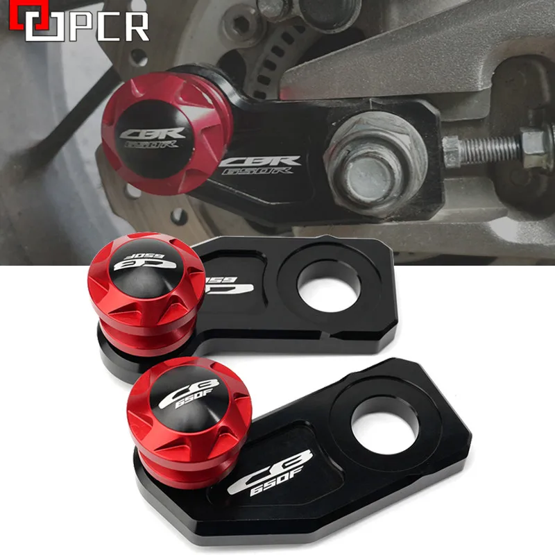 Motorcycle Accessories Chain Adjustment Block Frame swingarm Spools sliders For HONDA CB650F 2014-2019 2020 CB 650F CB 650 F 
Motorcycle Accessories Chain Adjustment Block Frame swingarm Spools sliders For HONDA CB650F 2014-2019 2020 CB 650F CB 650 F