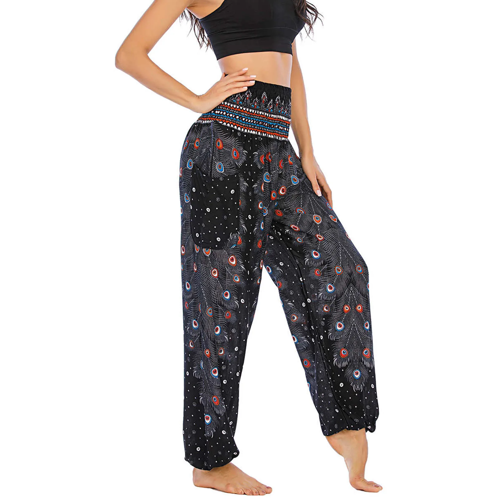 Woman Men Casual Women Thai Harem Trousers Baggy Boho Loose Aladdin Boho Festival Hippy Smock High Waist Jumpsuit Pants 40
Woman Men Casual Women Thai Harem Trousers Baggy Boho Loose Aladdin Boho Festival Hippy Smock High Waist Jumpsuit Pants 40
