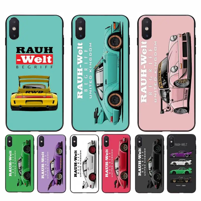 Babaite Япония спортивный автомобиль jdm из RWB 911 964 933 цветной чехол для телефона iphone 11