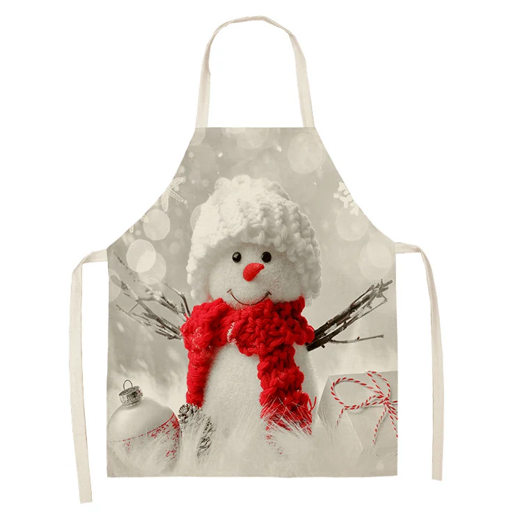 Christmas Snowman Pattern Cleaning Aprons 53*65cm Home Cooking Kitchen Apron Cook Wear Pinafore Cotton Linen Adult Bibs 46387-2
Christmas Snowman Pattern Cleaning Aprons 53*65cm Home Cooking Kitchen Apron Cook Wear Pinafore Cotton Linen Adult Bibs 46387-2