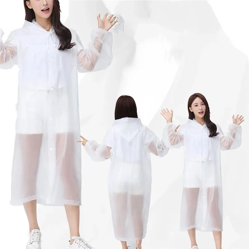 2021 Fashion Thickened Waterproof Rain Poncho Coat Women Man Raincoat Adult Clear Transparent Camping Rainwear
2021 Fashion Thickened Waterproof Rain Poncho Coat Women Man Raincoat Adult Clear Transparent Camping Rainwear
