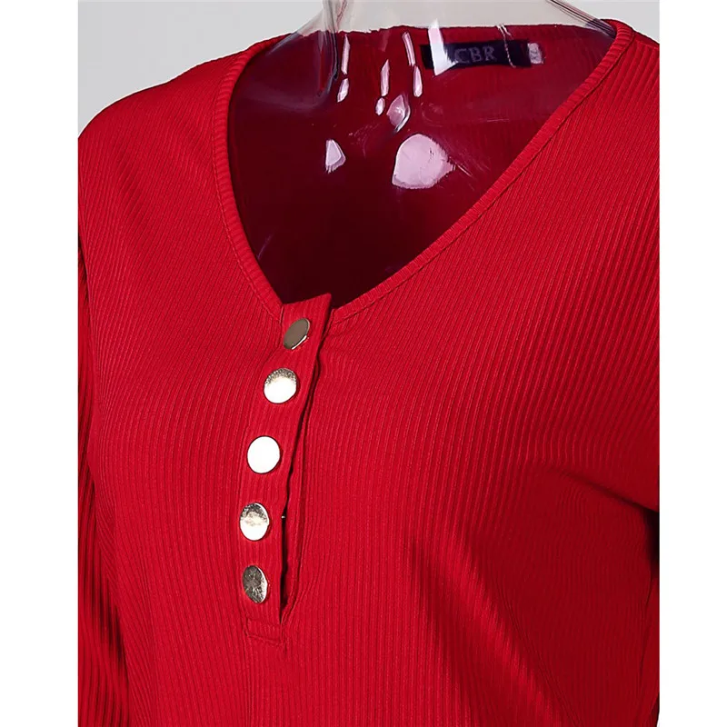Sexy Women V-neck Long Sleeve Knitted Sweater Jumper Outwear Ladies Button Pullover Slim Bodycon Sweater Tops Spring Autumn Wear 
Sexy Women V-neck Long Sleeve Knitted Sweater Jumper Outwear Ladies Button Pullover Slim Bodycon Sweater Tops Spring Autumn Wear