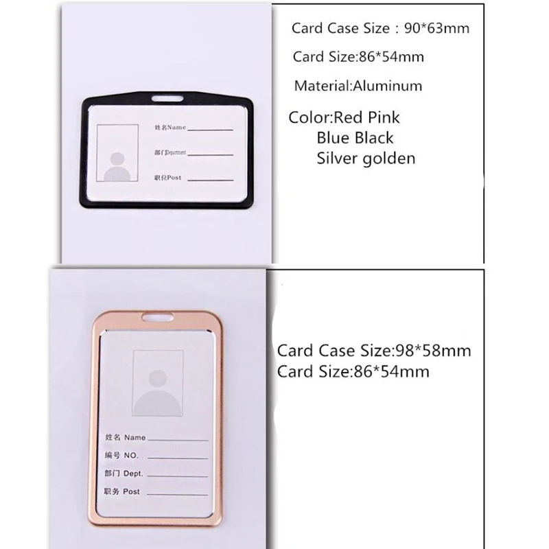 1PC Metal Nurse Student ID Card Holder Business Security Pass Holder Work Bus Employee Name Card Cover School Office Supplies
1PC Metal Nurse Student ID Card Holder Business Security Pass Holder Work Bus Employee Name Card Cover School Office Supplies