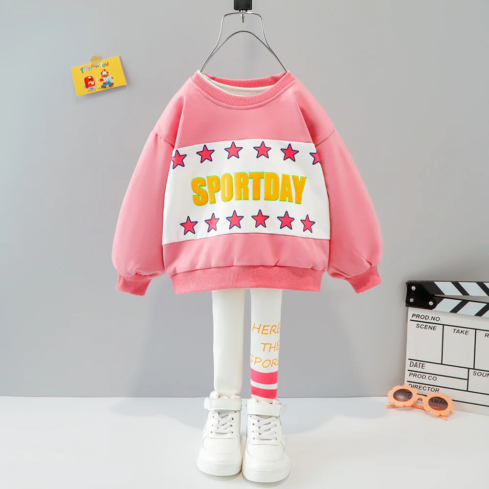 Baby Girl Clothes Set Autumn Toddler Long Sleeve Print Patchwork Hoodie+Leggings Pants Two Piece Suit Cotton Newborn Girl Outfit
Baby Girl Clothes Set Autumn Toddler Long Sleeve Print Patchwork Hoodie+Leggings Pants Two Piece Suit Cotton Newborn Girl Outfit