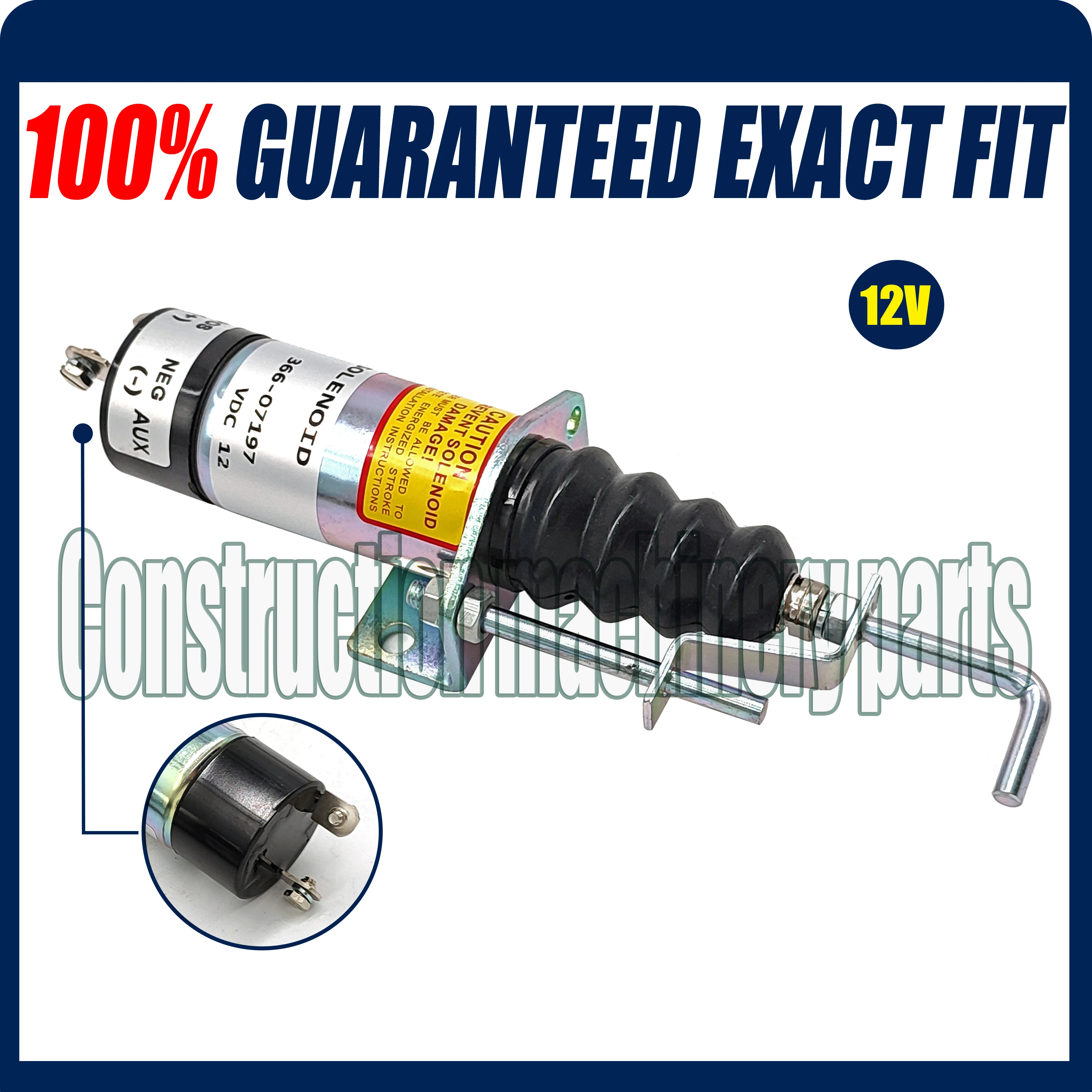 INPOST Excavator Parts Diesel Engine 366-07197, 1502-12 366-07198 with 2 bolt 12V 24V Fuel Flameout Solenoid Valve
INPOST Excavator Parts Diesel Engine 366-07197, 1502-12 366-07198 with 2 bolt 12V 24V Fuel Flameout Solenoid Valve