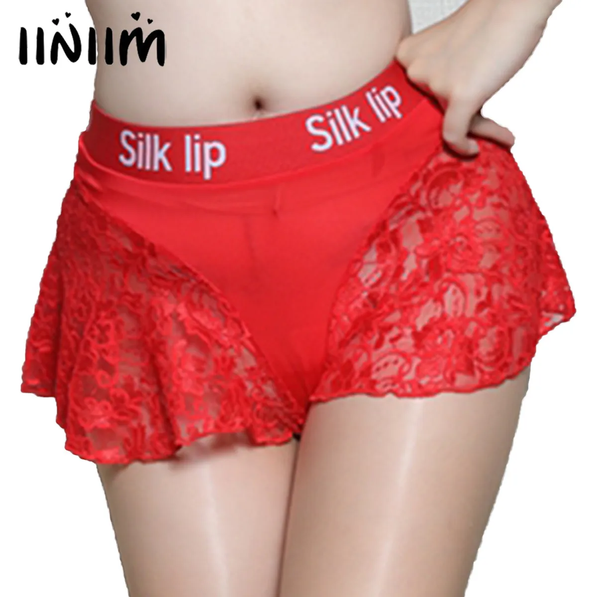 Sissy Sexy Panties Ruffle Lace Skirted Panties Women Lingerie Letter Printing Elastic Waistband Briefs Underwear Underpants
Sissy Sexy Panties Ruffle Lace Skirted Panties Women Lingerie Letter Printing Elastic Waistband Briefs Underwear Underpants