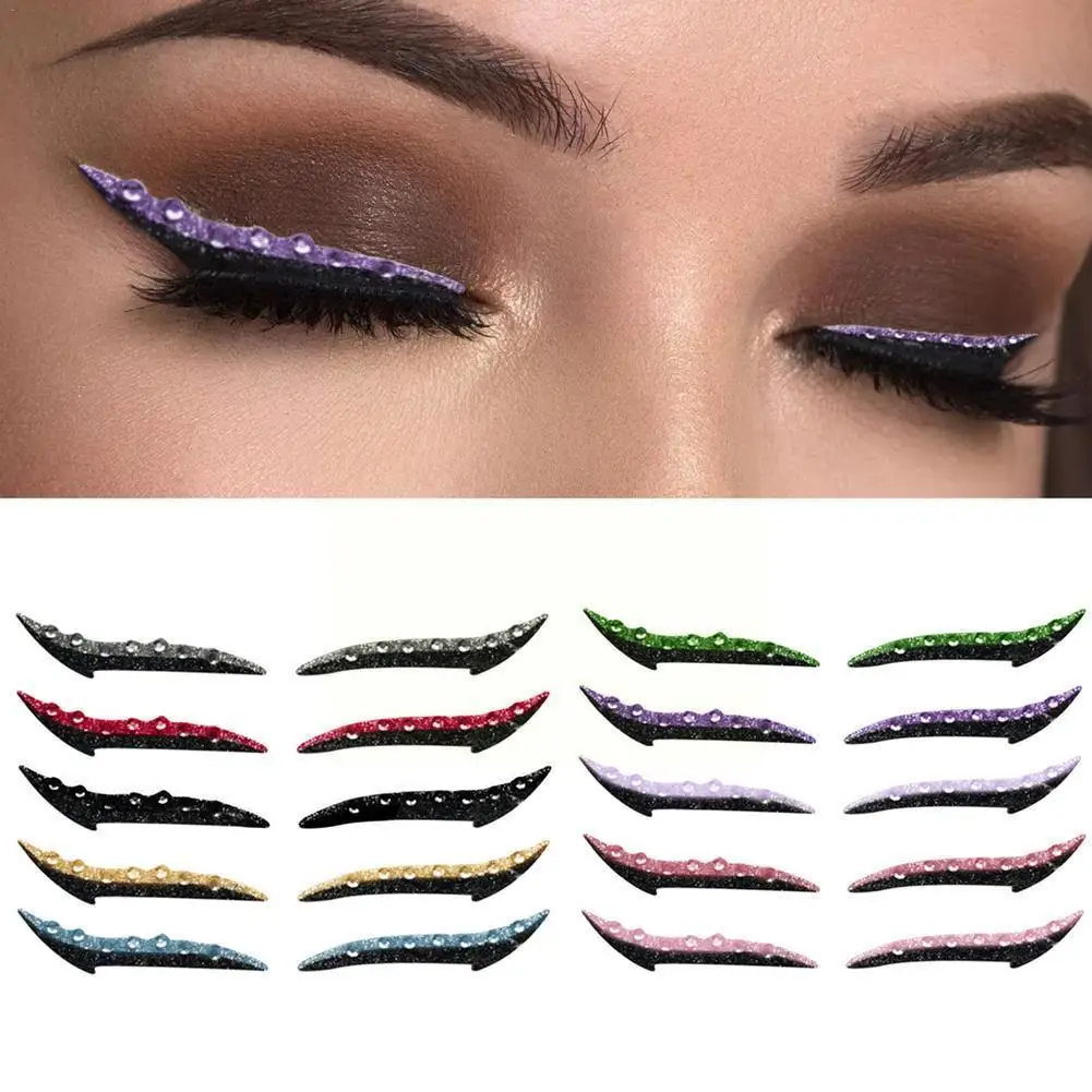 1 пара, блестящая подводка для глаз 
1 пара, блестящая подводка для глаз