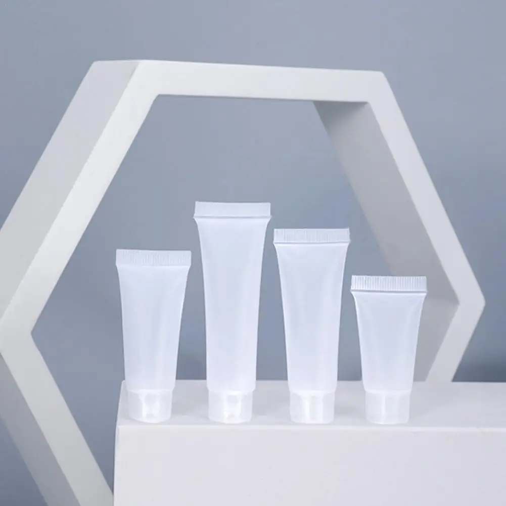 

10pcs/lot 5ml 10ml 15ml 20ml 30ml 50ml 100ml Empty Emulsion Cosmetic Plastic Cream Soft Lotion Packaging Containers Tube C3K6