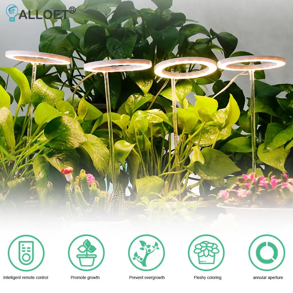 Angel Three Ring Grow Light DC5V USB Phytolamp For Plants Led Full Spectrum Lamp For Indoor Plant Seedlings Home Flower Succulet
Angel Three Ring Grow Light DC5V USB Phytolamp For Plants Led Full Spectrum Lamp For Indoor Plant Seedlings Home Flower Succulet