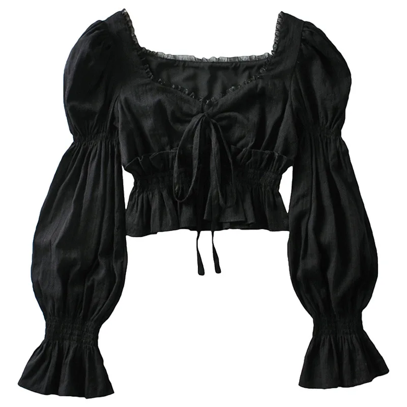 2021 Spring Blouses T Shirts Women Korean Style Puff sleeve Cute Sweaters Elegaht Short Casual Summer Tops
2021 Spring Blouses T Shirts Women Korean Style Puff sleeve Cute Sweaters Elegaht Short Casual Summer Tops