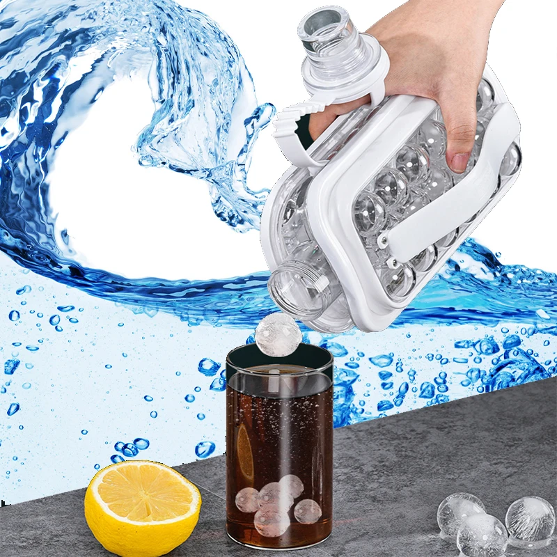 Ice Ball Maker 2 In 1 Portable Creative Ice Bottle Cubic Container Ice Cube Round Tray Mold DIY Iattice Kettle Bar Kitchen Tool
Ice Ball Maker 2 In 1 Portable Creative Ice Bottle Cubic Container Ice Cube Round Tray Mold DIY Iattice Kettle Bar Kitchen Tool