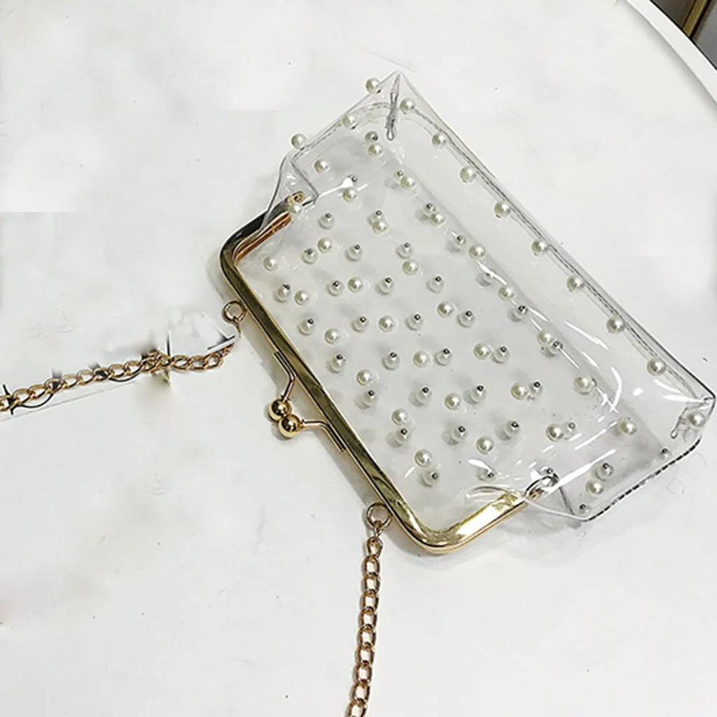 Summer Design Clear Pearl Crossbody Bag Mini Jelly Handbag Beach Bags Fashion Ladies Trendy Dots Transparent Shoulder Bags
Summer Design Clear Pearl Crossbody Bag Mini Jelly Handbag Beach Bags Fashion Ladies Trendy Dots Transparent Shoulder Bags