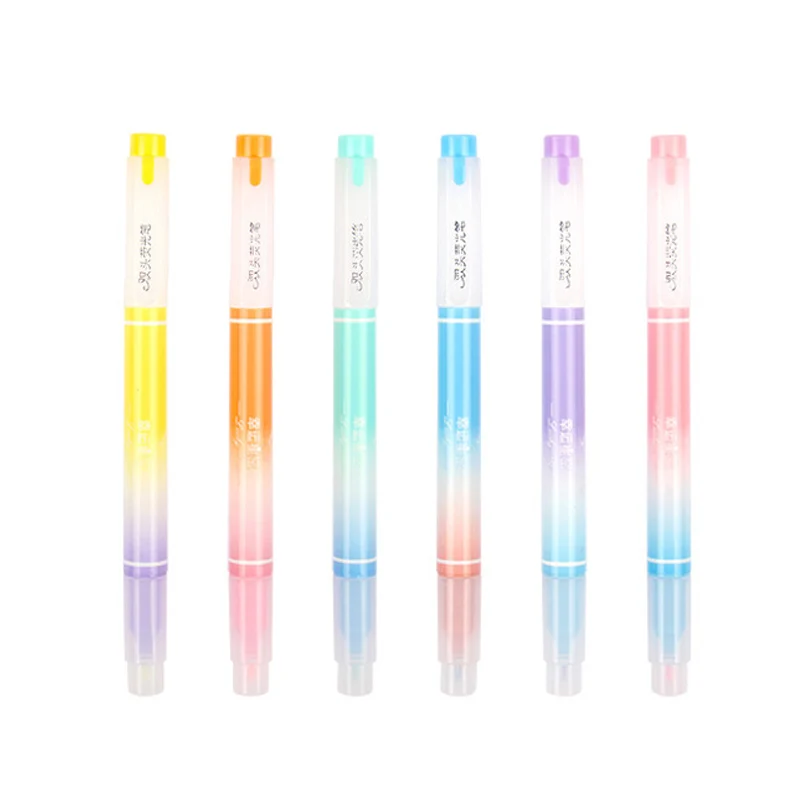 6Pcs Creative High Capacity Cartoon Animals Modeling Double Head Highlighter Hand Account Drawing Pen Marcador Child Gift Office
6Pcs Creative High Capacity Cartoon Animals Modeling Double Head Highlighter Hand Account Drawing Pen Marcador Child Gift Office