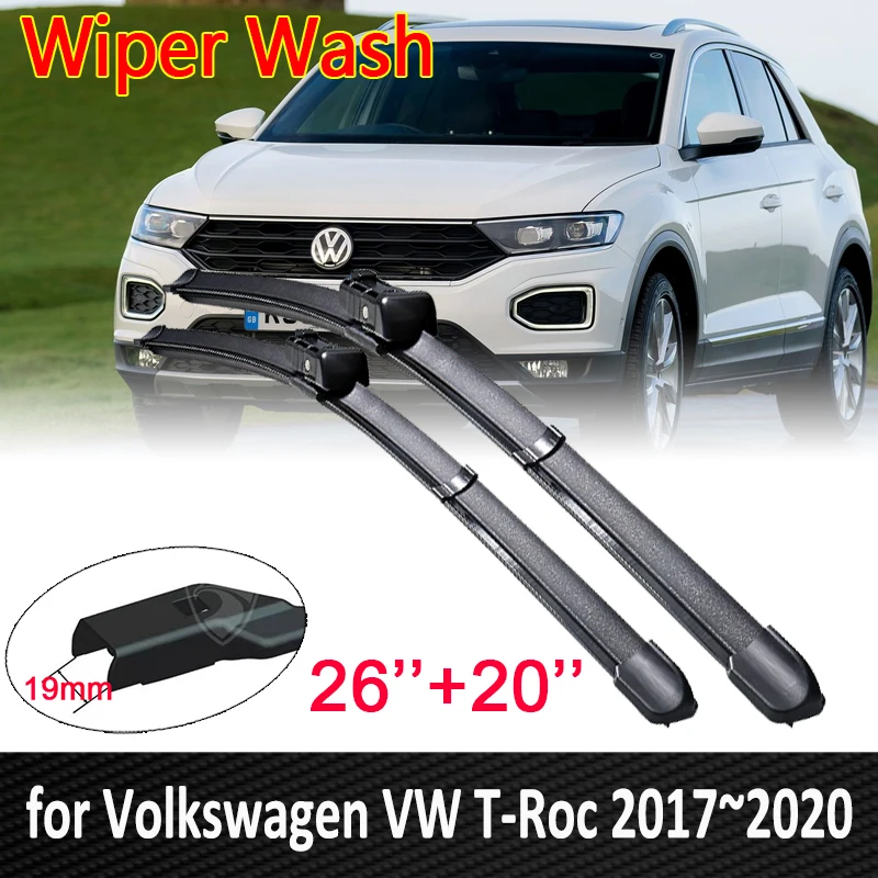for Volkswagen VW T-Roc 2017~2020 2018 2019 TROC T ROC Car Wiper Blade Front Windscreen Windshield Wipers Car Accessories 
for Volkswagen VW T-Roc 2017~2020 2018 2019 TROC T ROC Car Wiper Blade Front Windscreen Windshield Wipers Car Accessories