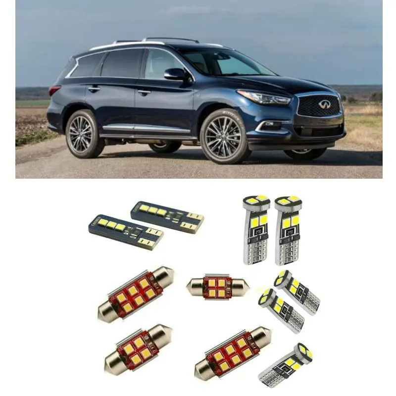 Car Accessories Car Led Interior Light Kit For Infiniti qx60 2018 19pc Error Free White 6000K Super Bright
Car Accessories Car Led Interior Light Kit For Infiniti qx60 2018 19pc Error Free White 6000K Super Bright