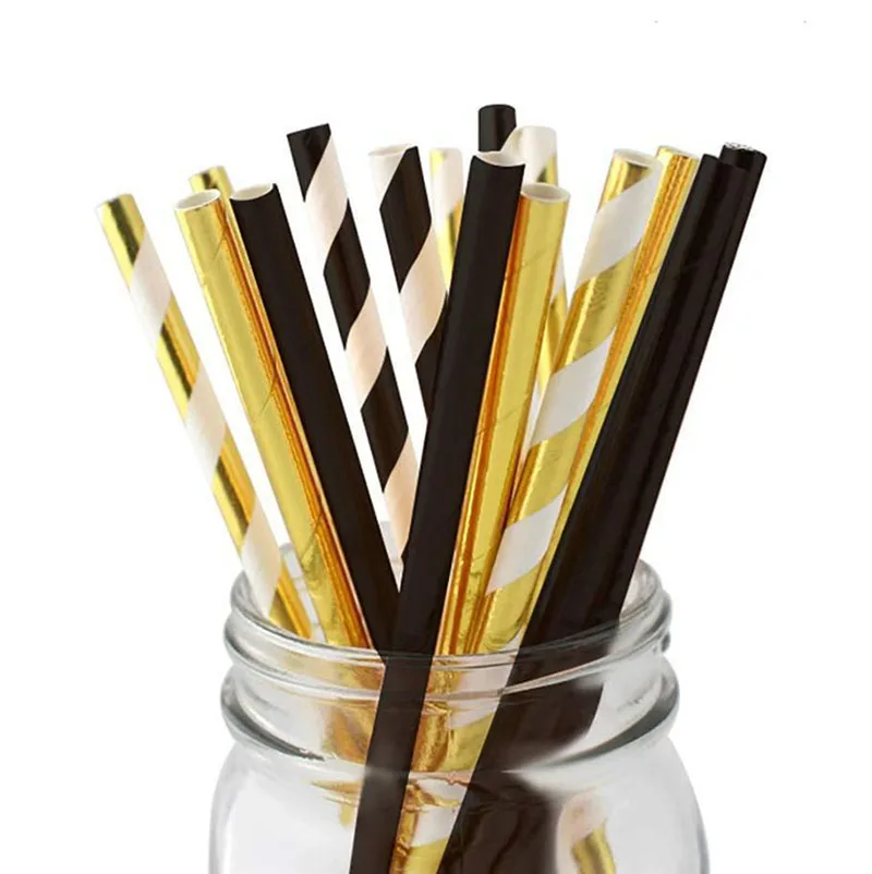100pcs Gold/Black Environmental Chevron Striped Paper Straws Wedding baby shower Kids Birthday Party Supply kids Drinking Strar
100pcs Gold/Black Environmental Chevron Striped Paper Straws Wedding baby shower Kids Birthday Party Supply kids Drinking Strar