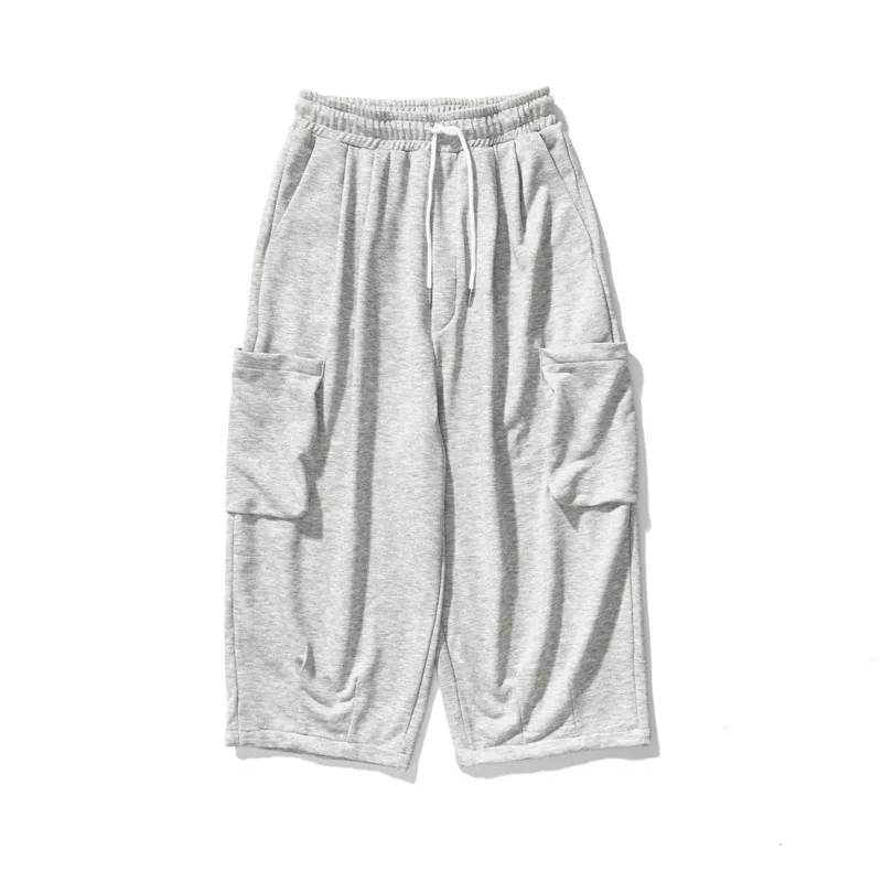 Summer Cotton Wide-leg Pants Men's Fashion Black Gray Casual Pants Men Streetwear Loose Joggers Sweatpants Mens Cargo Pants
Summer Cotton Wide-leg Pants Men's Fashion Black Gray Casual Pants Men Streetwear Loose Joggers Sweatpants Mens Cargo Pants
