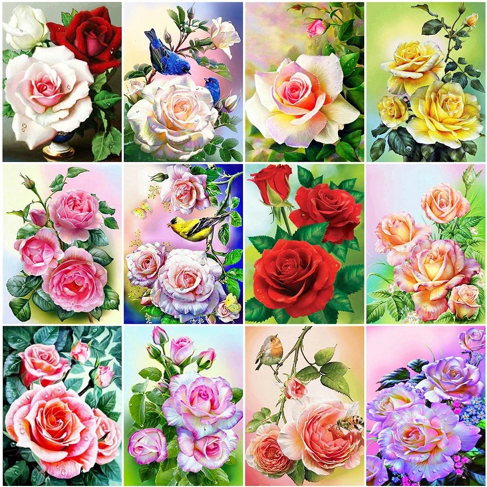 5D Diy Diamond Painting Full Square/round Drill Flowers Picture Cross Stitch Art Kit Embroidery Peony Rhinestone Home Decor Gift 
5D Diy Diamond Painting Full Square/round Drill Flowers Picture Cross Stitch Art Kit Embroidery Peony Rhinestone Home Decor Gift