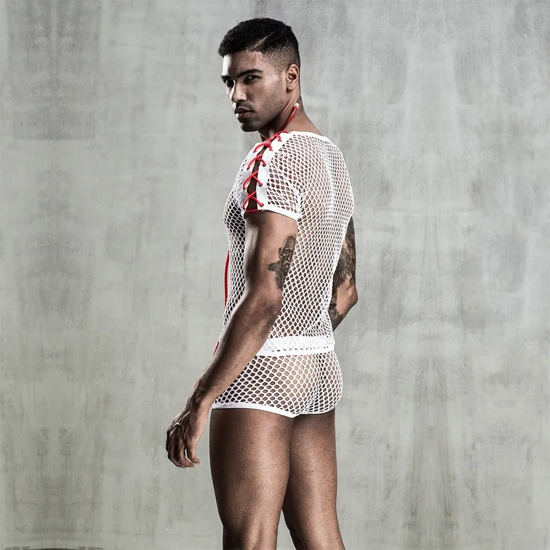 Male Doctor Sexy Uniform Sexy Male Nurse Mesh Erotic Lingerie Uniform White Bar Performance Male Doctor Cosplays Costume 06#
Male Doctor Sexy Uniform Sexy Male Nurse Mesh Erotic Lingerie Uniform White Bar Performance Male Doctor Cosplays Costume 06#