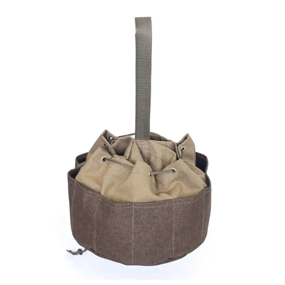 1PC Multipocket Design Canvas Tool Bag Electrician Tool Storage Bag Diameter 24* 18cm in Height Wearresistant And Durable
1PC Multipocket Design Canvas Tool Bag Electrician Tool Storage Bag Diameter 24* 18cm in Height Wearresistant And Durable