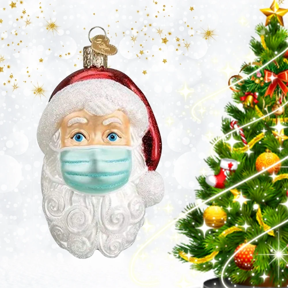 Christmas 2021 Santa Claus DIY Quarantine Personalized Santa Pendant Decoration Hanging Xmas Tree Ornament 2022 New Year
Christmas 2021 Santa Claus DIY Quarantine Personalized Santa Pendant Decoration Hanging Xmas Tree Ornament 2022 New Year