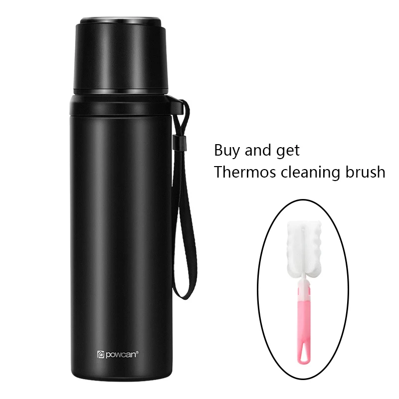 500/800/1000ML Thermos Flask Outdoor Stainless Steel Termos Large Capacity Thermo Coffee Mug Cup Water Bottle Thermos Flask
500/800/1000ML Thermos Flask Outdoor Stainless Steel Termos Large Capacity Thermo Coffee Mug Cup Water Bottle Thermos Flask