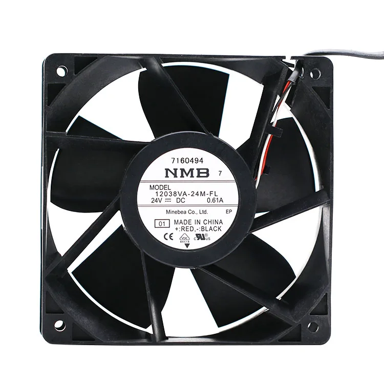 12038VA-24M-FL 120mm Cooling Fan 24V,for NMB-MAT7 120mm X 38mm 0.61A three-wire,For Server Inverter
12038VA-24M-FL 120mm Cooling Fan 24V,for NMB-MAT7 120mm X 38mm 0.61A three-wire,For Server Inverter