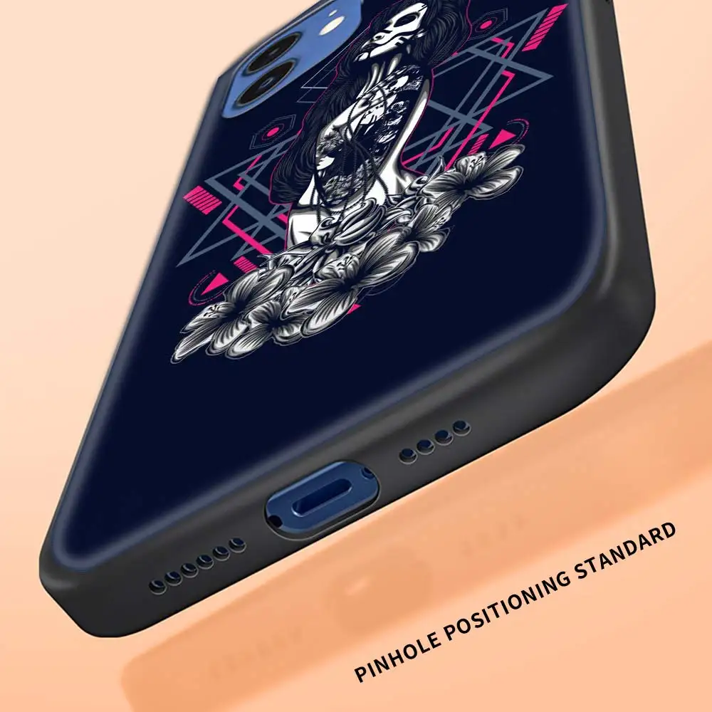 Luxury Case for iPhone 7 8 11 12 Pro XS Max 12 Mini X XS XR ES 2020 Plus Black Phone Soft Shell Coque Sugar Skull Girl
Luxury Case for iPhone 7 8 11 12 Pro XS Max 12 Mini X XS XR ES 2020 Plus Black Phone Soft Shell Coque Sugar Skull Girl