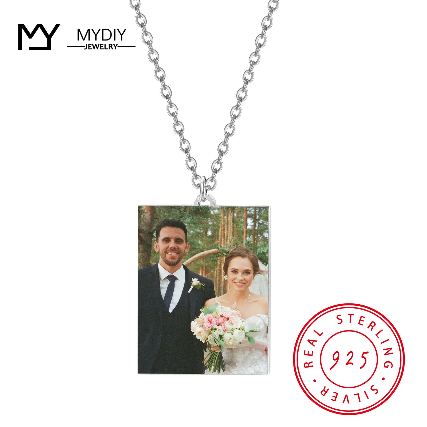 MYDIY 925 Sterling Silver Trendy PHOTO Pendant Necklaces Customize Custom Engagement Wedding Gift For Family Jewelry 2021 TREND
MYDIY 925 Sterling Silver Trendy PHOTO Pendant Necklaces Customize Custom Engagement Wedding Gift For Family Jewelry 2021 TREND