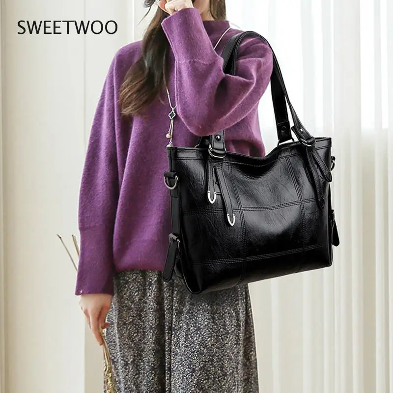Pu Leather Large Capacity Hand Bag Zipper Luxury and Purse 2021 Women Handbags Designer Shoulder Crossbody Bags Bolsa Feminina
Pu Leather Large Capacity Hand Bag Zipper Luxury and Purse 2021 Women Handbags Designer Shoulder Crossbody Bags Bolsa Feminina