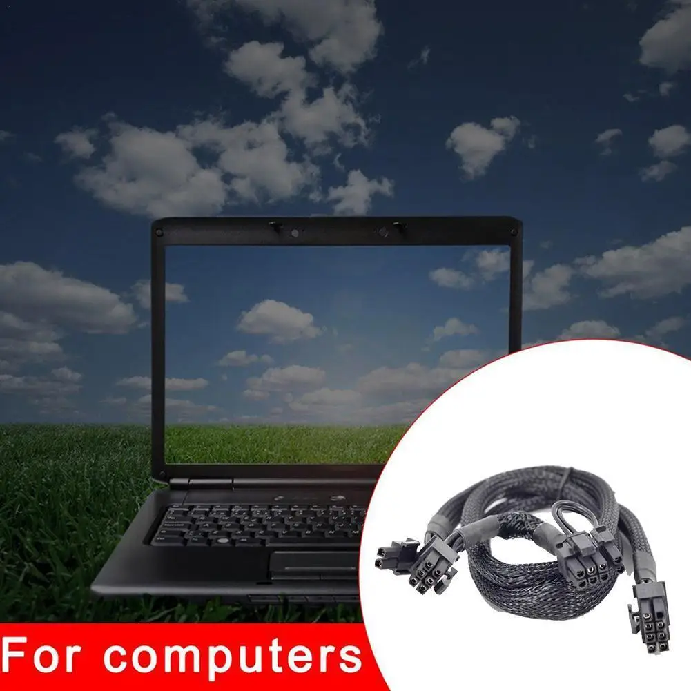 75cm CPU 8Pin to Dual 8pin(6+2) Modular Power Supply Cables UL1007 18AWG wire with High density Black Cable Sleeving
75cm CPU 8Pin to Dual 8pin(6+2) Modular Power Supply Cables UL1007 18AWG wire with High density Black Cable Sleeving