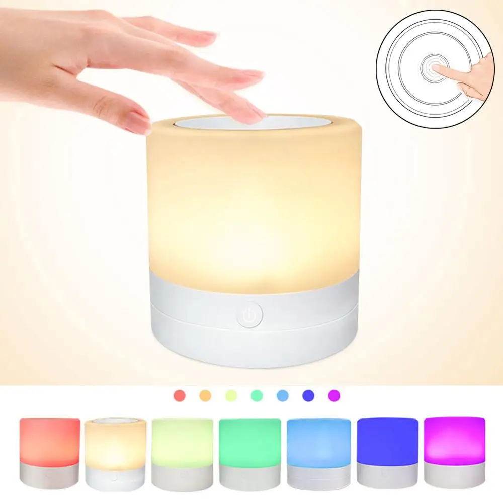 LED Touch Control Night Light Induction Dimmer Lamp Smart Bedside Lamp Dimmable RGB Color Change Rechargeable Smart
LED Touch Control Night Light Induction Dimmer Lamp Smart Bedside Lamp Dimmable RGB Color Change Rechargeable Smart
