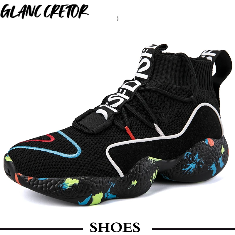 Men Women Size 35-47 Life Running Shoes Breathable Sport Shoes Zapatillas Hombre Deportiva Knit Vamp High Top Sneakers
Men Women Size 35-47 Life Running Shoes Breathable Sport Shoes Zapatillas Hombre Deportiva Knit Vamp High Top Sneakers