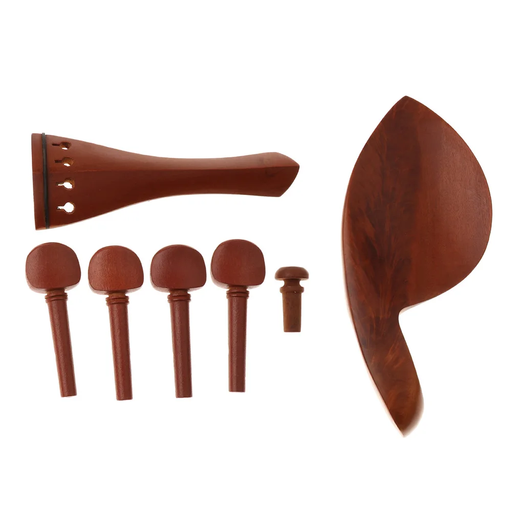Jujube Wood Violin Chinrest+Tailpiece+Tuning Pegs+Endpin for Violin Fiddle Replacement
Jujube Wood Violin Chinrest+Tailpiece+Tuning Pegs+Endpin for Violin Fiddle Replacement