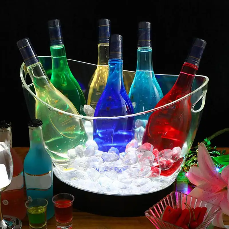 Bucket Ice Tubchiller Party Beverage Drink Champagne Cooler Holder Oval Beerclear Cube Bottle Cocktail Bar Bartender Cold Drinks
Bucket Ice Tubchiller Party Beverage Drink Champagne Cooler Holder Oval Beerclear Cube Bottle Cocktail Bar Bartender Cold Drinks