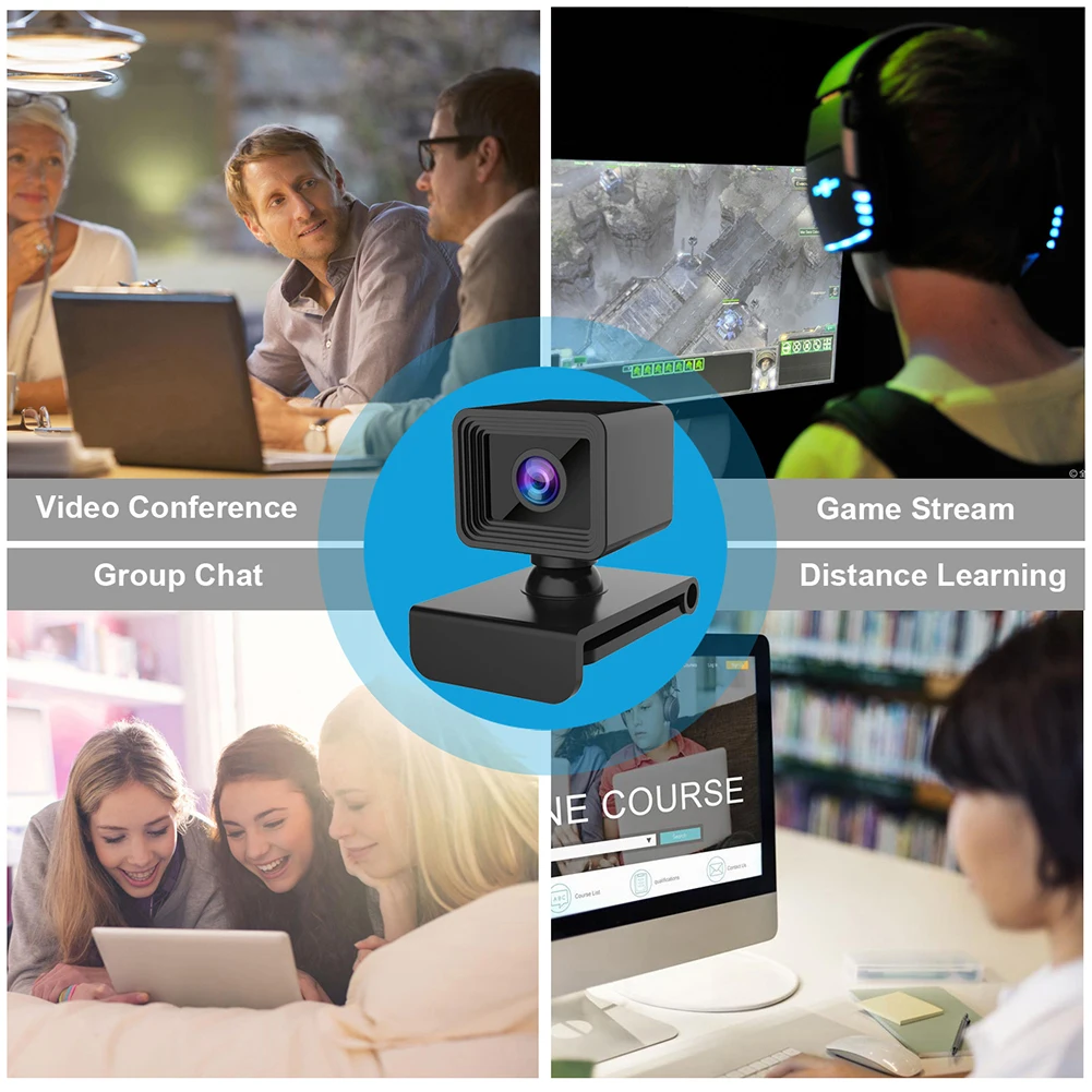 S1 High-definition Webcam 1080P HD USB Web Camera with Built-in Mic for Desktop Laptop Computer Live Broadcast Online Teaching
S1 High-definition Webcam 1080P HD USB Web Camera with Built-in Mic for Desktop Laptop Computer Live Broadcast Online Teaching