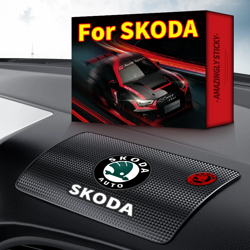 Фото Новый нескользящий коврик для приборной панели автомобиля интерьер Skoda Octavia A5 Superb