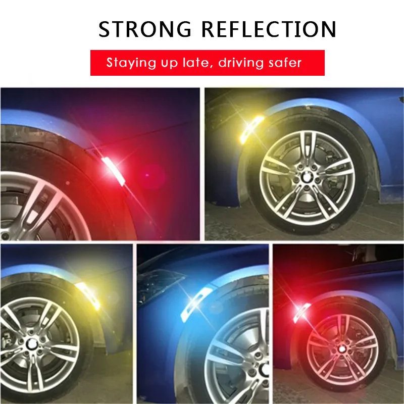 2Pcs Car Reflective Strip Anti-collision Warning Safety Mark Auto Car Door Bumper Sticker Car accessories Car Sticker
2Pcs Car Reflective Strip Anti-collision Warning Safety Mark Auto Car Door Bumper Sticker Car accessories Car Sticker