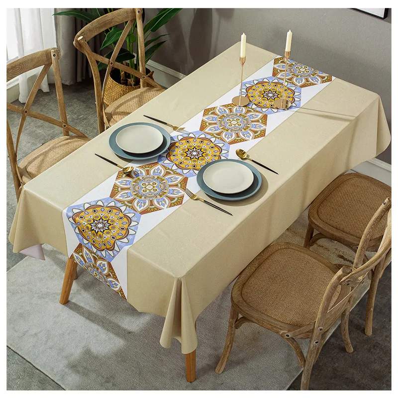 Dining Tablecloth PVC Rectangular Table Covers Oilproof Waterproof Table Decoration Cloth Home Desk Cloth Cover
Dining Tablecloth PVC Rectangular Table Covers Oilproof Waterproof Table Decoration Cloth Home Desk Cloth Cover