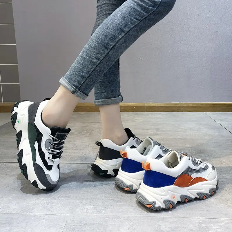 Fashion all-match old shoes female 2020 spring and autumn new color-blocking thick-soled breathable casual sports shoes X425
Fashion all-match old shoes female 2020 spring and autumn new color-blocking thick-soled breathable casual sports shoes X425