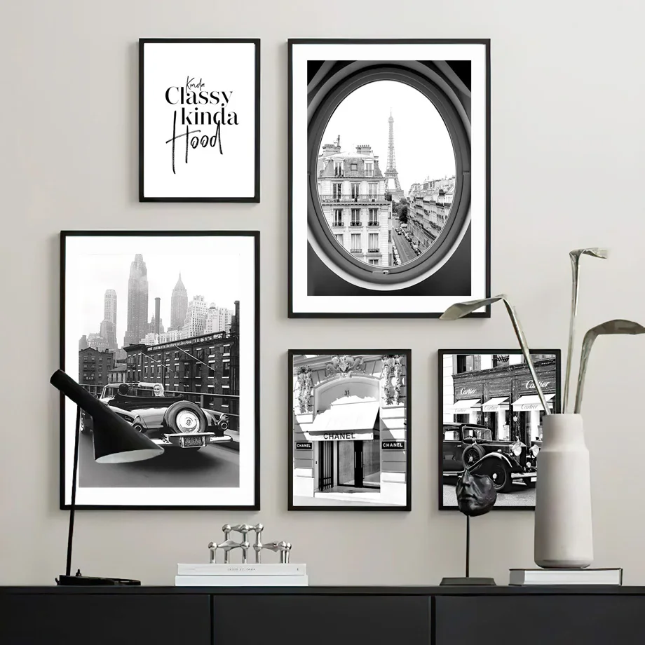 Fashion Girl High Heels Camera Car Black White Wall Art Canvas Painting Posters And Prints Wall Pictures For Living Room Decor
Fashion Girl High Heels Camera Car Black White Wall Art Canvas Painting Posters And Prints Wall Pictures For Living Room Decor