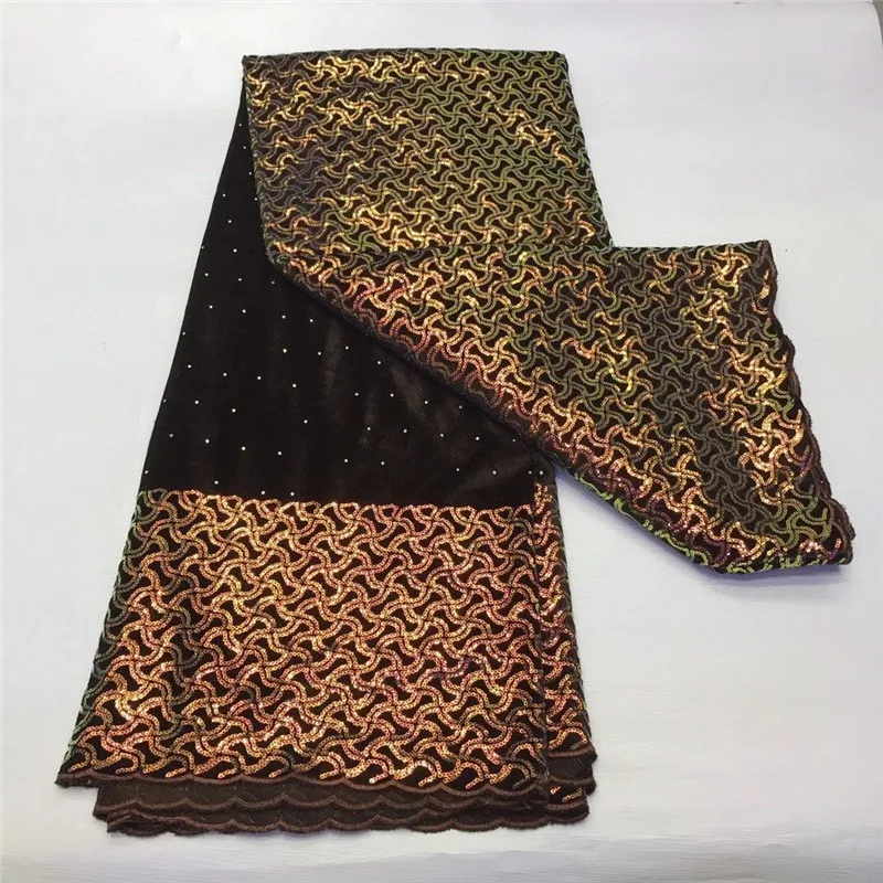African Lace Fabric Embroidered Nigerian Lace Fabrics 2020 High Quality French Velvet sequins Lace Fabric For Women Dress
African Lace Fabric Embroidered Nigerian Lace Fabrics 2020 High Quality French Velvet sequins Lace Fabric For Women Dress