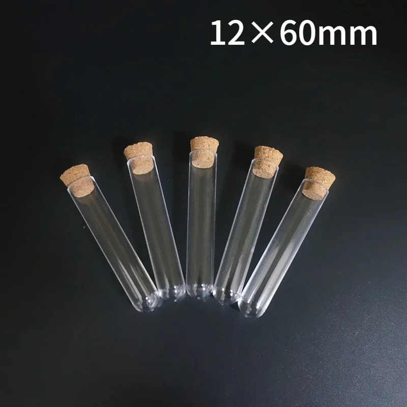 50pcs 100pcs 200pcs 500pcs 12x60mm Transparent Plastic Test Tube With Cork Like Glass Stopper Wedding Favours Vial
50pcs 100pcs 200pcs 500pcs 12x60mm Transparent Plastic Test Tube With Cork Like Glass Stopper Wedding Favours Vial