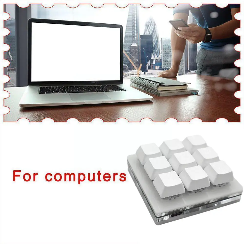 Mini Creative 9 keys Keyboard DIY Customized Keyboard Defination Any Software Setting For Computer By Q8S2
Mini Creative 9 keys Keyboard DIY Customized Keyboard Defination Any Software Setting For Computer By Q8S2