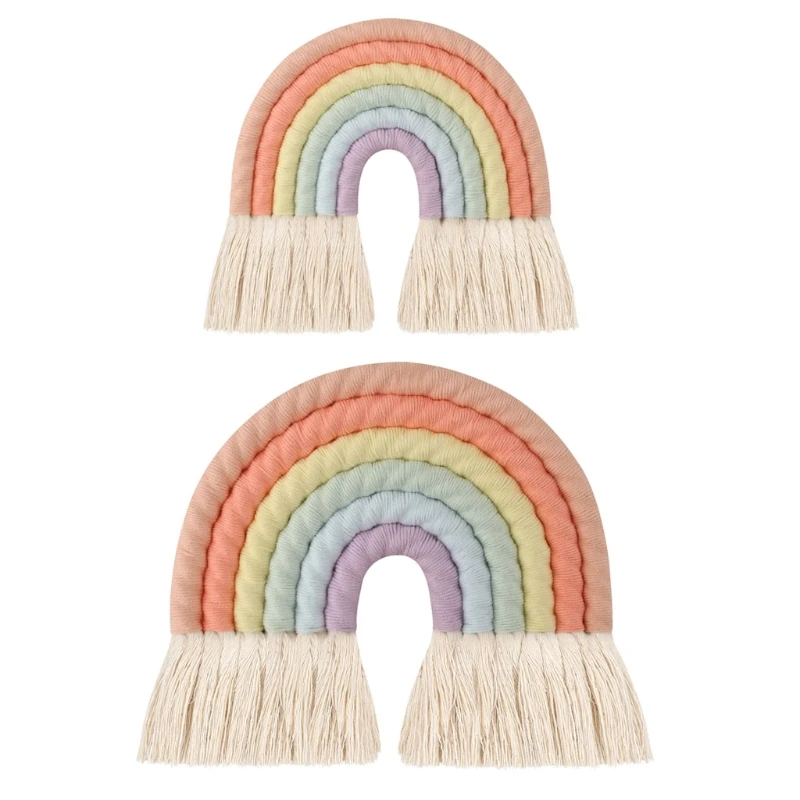 3-6 Layers Macrame Rainbow Wall Decor for Bedroom Nursery Baby Kids Rooms 5 Hf2f5642668f947db8fb198bf2ee187dbv