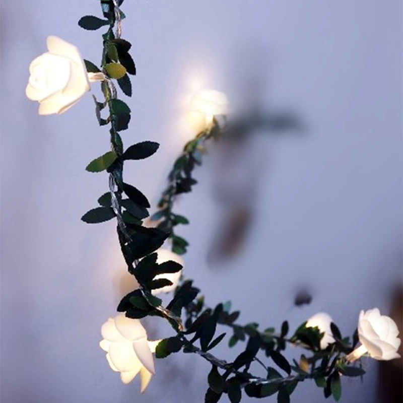 2 Strips Of 6 Meters 40 Lights Simulation Green Leaf Rattan Rose Flower Vine Decoration Led Light String Decoration DIY
2 Strips Of 6 Meters 40 Lights Simulation Green Leaf Rattan Rose Flower Vine Decoration Led Light String Decoration DIY
